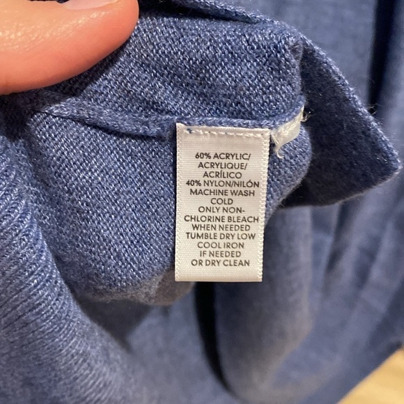 Loft cowl neck Blue Sweater - Picture 4 of 4